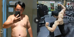 练背换脸减42斤男子发声， 现在体脂率在14%左右