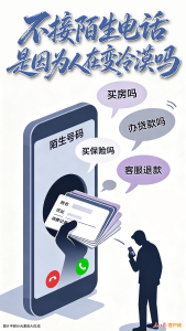 人民日报评“人们不愿接陌生电话” 拒接成自我保护手段