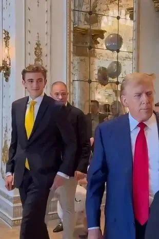 特朗普18岁小儿子巴伦将步入政坛 年纪轻轻占有一席之地是特朗普的骄傲