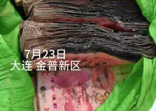 男子出差忘关窗 阳台10万元现金发霉