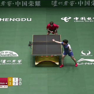 梁靖崑1比2松岛辉空 国乒男单激战告负