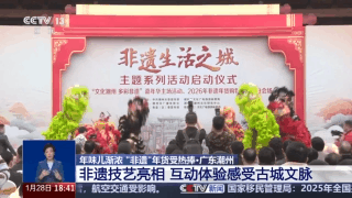 非遺集市點(diǎn)亮年味 多地開啟迎新春模式