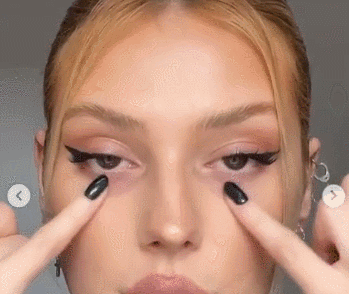欧美美妆圈的迷惑行为 “黑眼圈妆”正流行？