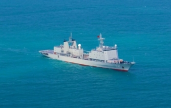 南海某海域，多课目实战化训练接续展开