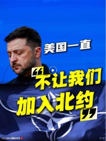 泽连斯基：美国一直不同意乌加入北约，寻求其他安全保障