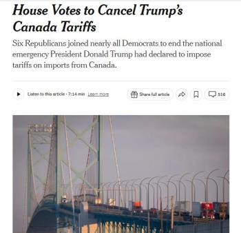 专家：美国共和党党内裂痕凸显 关税政策分歧加深