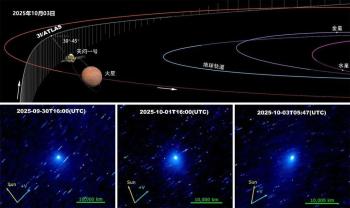 天问一号拍到星际来客 独特视角揭示尘埃奥秘