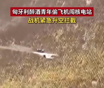 匈牙利男子酒后偷飞机闯核电站 醉驾引发空中警报