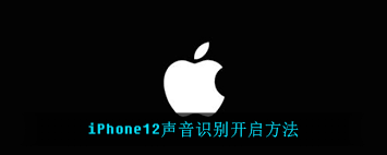 如何开启iphone12声音识别