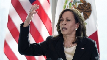 Harris tells Latin Americans the U.S. can offer them hope