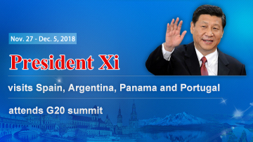 Xi visits four countries, attends G20 summit
