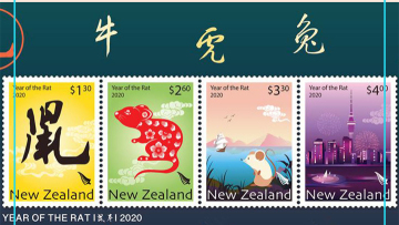 Postal offices around the world release commemorative stamps for Year of the Rat