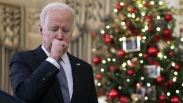 Hoarse Biden says it's 'just a cold'