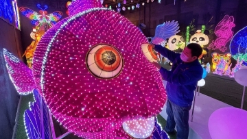 Artisans ready festive lanterns ahead of Spring Festival