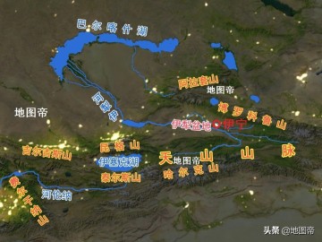 航拍新疆伊宁机场，距市中心非常近，只有3.5公里