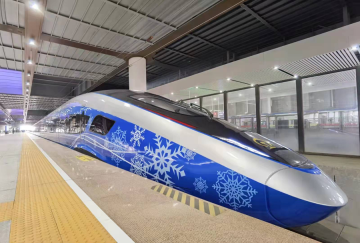 北京冬奥列车亮相高铁5G超高清演播室上线