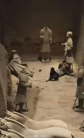 兵馬俑受損等情況正在調(diào)查中