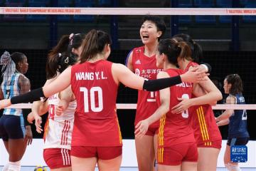 中国女排胜阿根廷队取得世锦赛开门红
