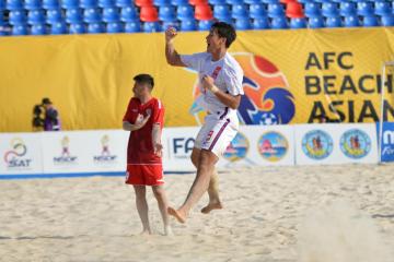 沙滩足球亚洲杯：中国队首战逆转击败黎巴嫩队