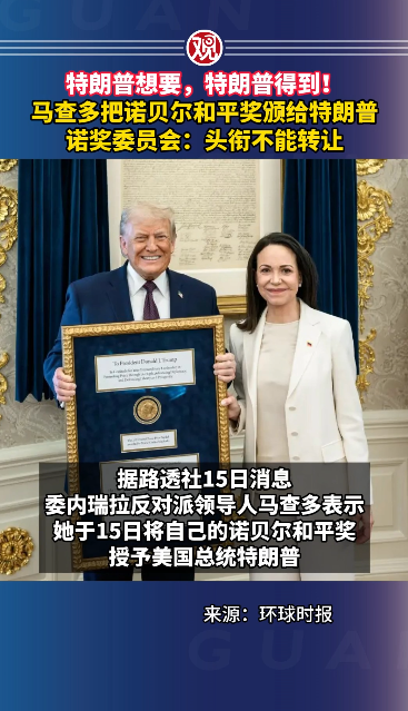 特朗普想要特朗普得到！诺奖委员会：头衔不能转让！