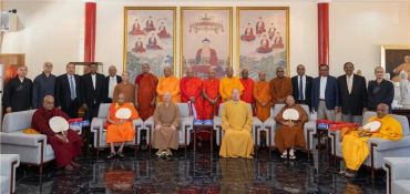 斯里兰卡佛教界访华团到深圳弘法寺参访交流