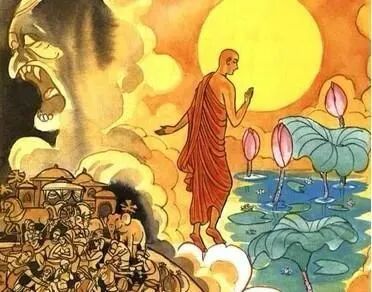 阿难尊者施食焰口饿鬼的故事