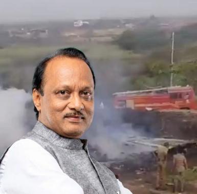 目击者称印度飞机撞地后爆炸四五次 五人全部遇难