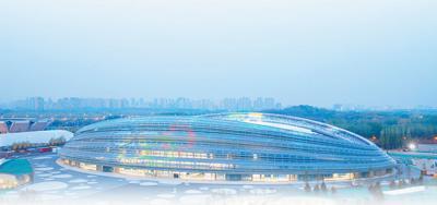 图为国家速滑馆图片来源：影像中国