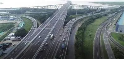 正式通车！青岛跨海大桥高架路转环湾路“瓶颈”打开了
