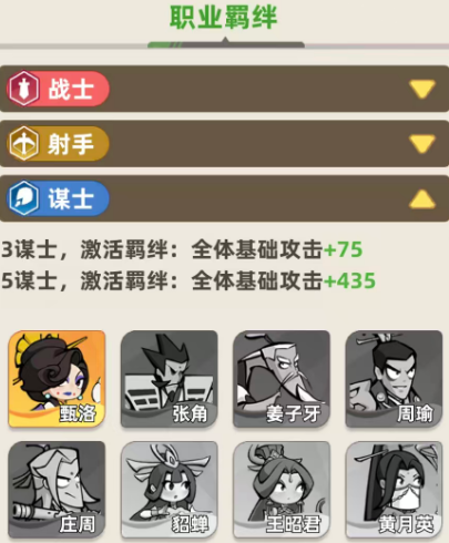 《王者之弈》五大职业羁绊一览