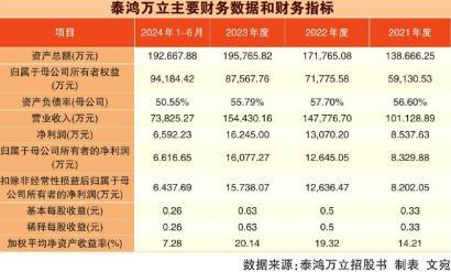 上会日期临近 泰鸿万立“问题”曝光