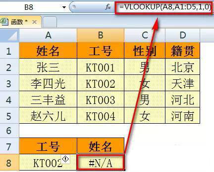 如果VLOOKUP函数在使用过程中出现错误值该怎么办