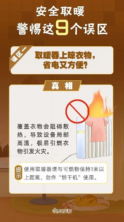 事关取暖安全 9个易忽视误区需规避