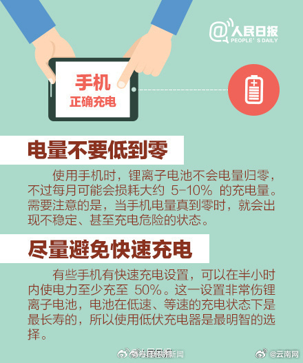 手机电池不喜欢100%的饱和状态，电量耗尽才充会减少电池寿命，你充对了吗？
