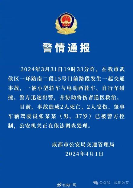 成都迈巴赫撞多人肇事者已被控制