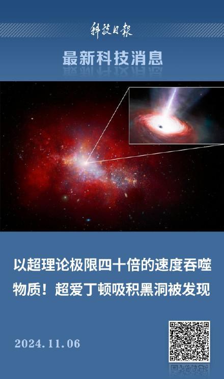 超爱丁顿吸积黑洞被发现 揭示早期宇宙奥秘