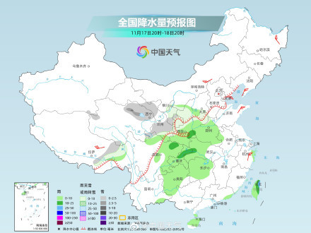 明日全国多地将有降雪 中东部雨雪持续