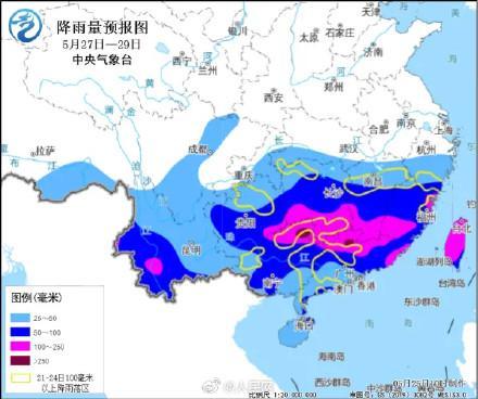28日起南方暴雨進入最強時段 多地將迎大到暴雨
