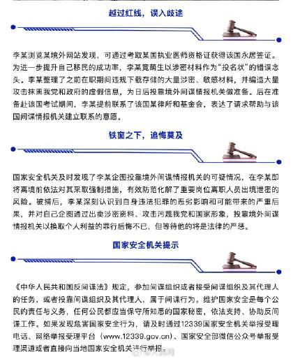 男子主动投靠境外间谍机关被抓 心生怨恨走上歧途