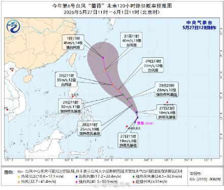 “蔷薇”或达强台风级别