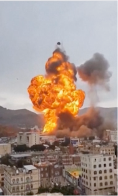 视频曝光!以色列袭击也门首都,现场爆炸腾起巨大火球并冒出浓烟