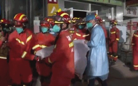 救援现场