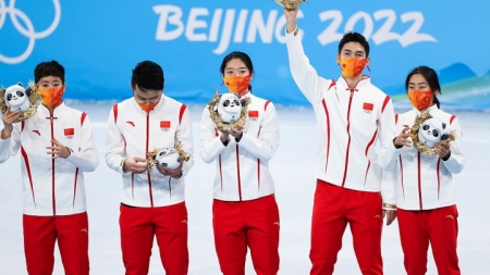 Beijing 2022: Chinas Vizeministerpräsidentin gratuliert Sportlern zur ersten chinesischen Goldmedaille