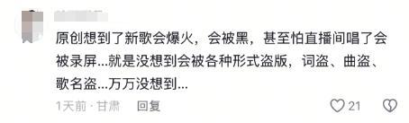 百萬(wàn)粉絲博主小徐怒斥新歌被抄襲 原創(chuàng)悼念曲遭魔改