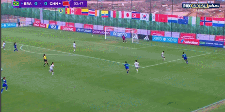 开幕雷击！中国U17女足开场闪电丢球 凯拉内小角度爆射打破僵局：巴西领先一球