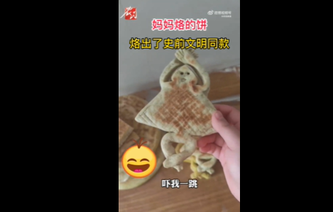 妈妈把饼烙出了史前文明既视感
