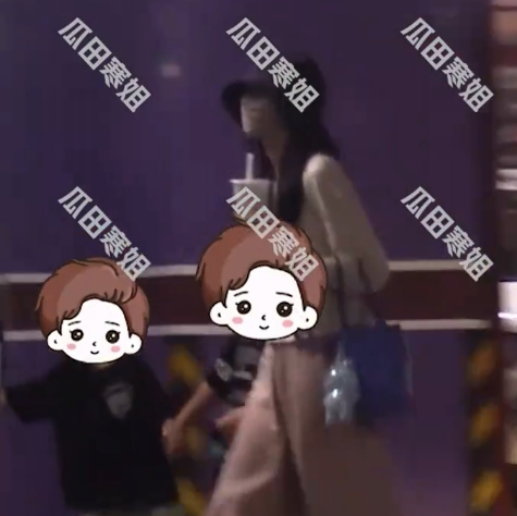 刘诗诗和儿子牵手狂街 画面十分温馨