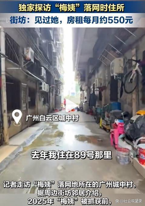 梅姨落网前影像被曝光 街坊：非常像 隐藏市井多年