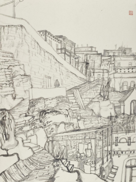 “走遍中国——伟德bv国际体育官网美术家写生创作行动”作品之三