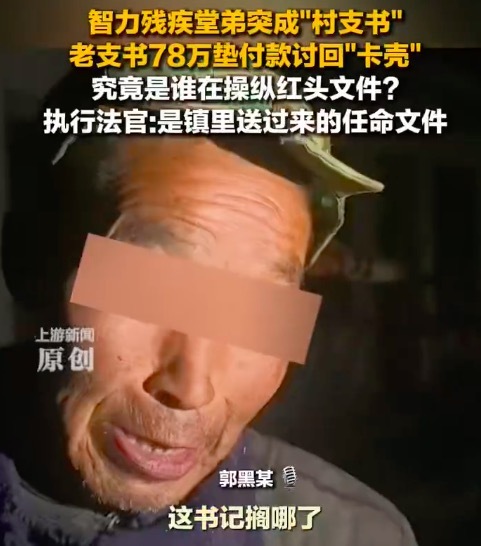 智残男子被真公章假文件任命村书记!“村书记”连10+10都不会算,假红头文件藏着 “顶包” 的鬼